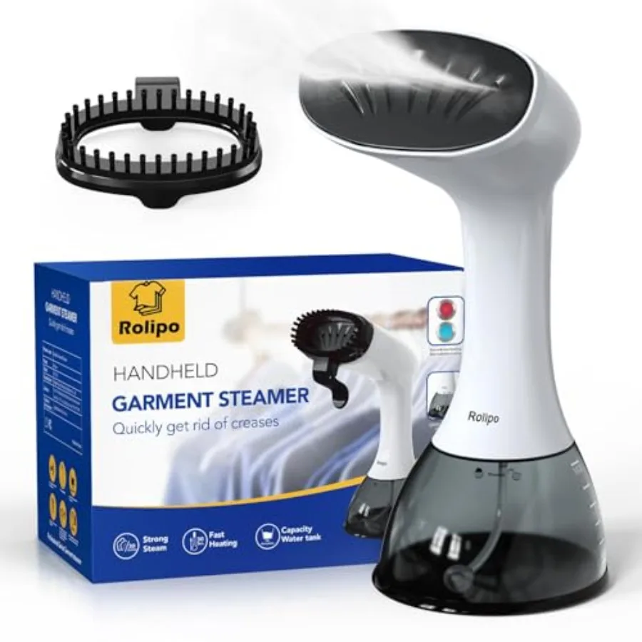 Steamer for Clothes 1350W Portable Handheld Clothes Steamer for Home and Travel Upgraded 400ML Tank Fast Heat-Up Wrinkle Remove
Steamer for Clothes 1350W Portable Handheld Clothes Steamer for Home and Travel Upgraded 400ML Tank Fast Heat-Up Wrinkle Remove