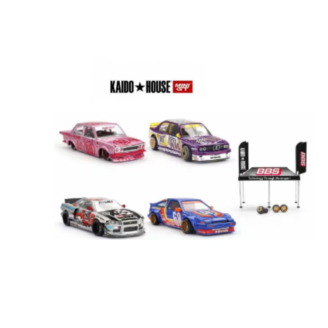 MINIGT 1:64 Datsan 510Pro BMW M3Kaido KW V1 Toyota AE86 Nissan skyline GT-R(R34) alloy car mold
MINIGT 1:64 Datsan 510Pro BMW M3Kaido KW V1 Toyota AE86 Nissan skyline GT-R(R34) alloy car mold