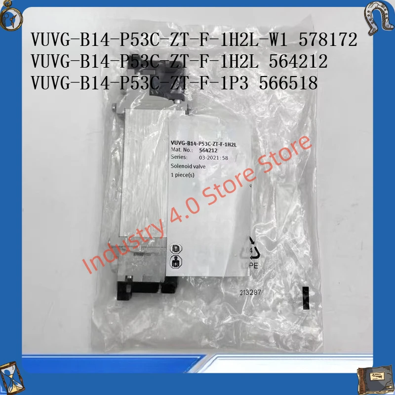 New original solenoid valve VUVG-B14-P53C-ZT-F-1 - 578172 564212 566518
New original solenoid valve VUVG-B14-P53C-ZT-F-1 - 578172 564212 566518