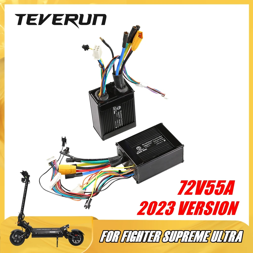 Контроллер Teverun 72V 55A старой версии 2023 года для электросамоката TEVERUN FIGHTER SUPREME ULTRA, синусоидальный контроллер 72V55A с управлением через приложение
Контроллер Teverun 72V 55A старой версии 2023 года для электросамоката TEVERUN FIGHTER SUPREME ULTRA, синусоидальный контроллер 72V55A с управлением через приложение