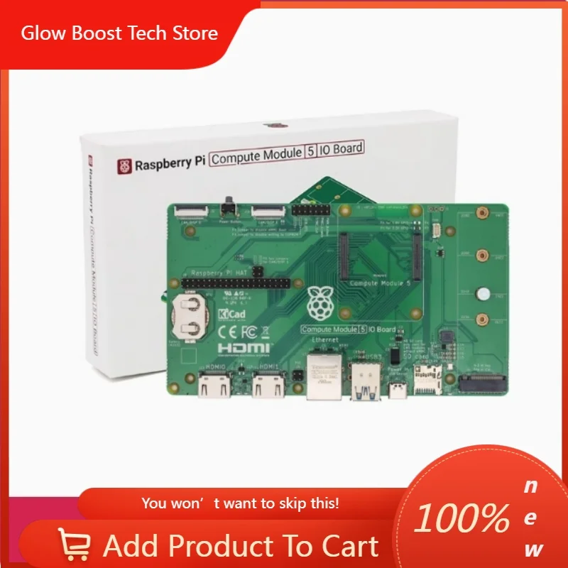 NYRaspberry Pi CM5 Official Original IO Board a Base Development Platform Compute Module 5 IO Board
