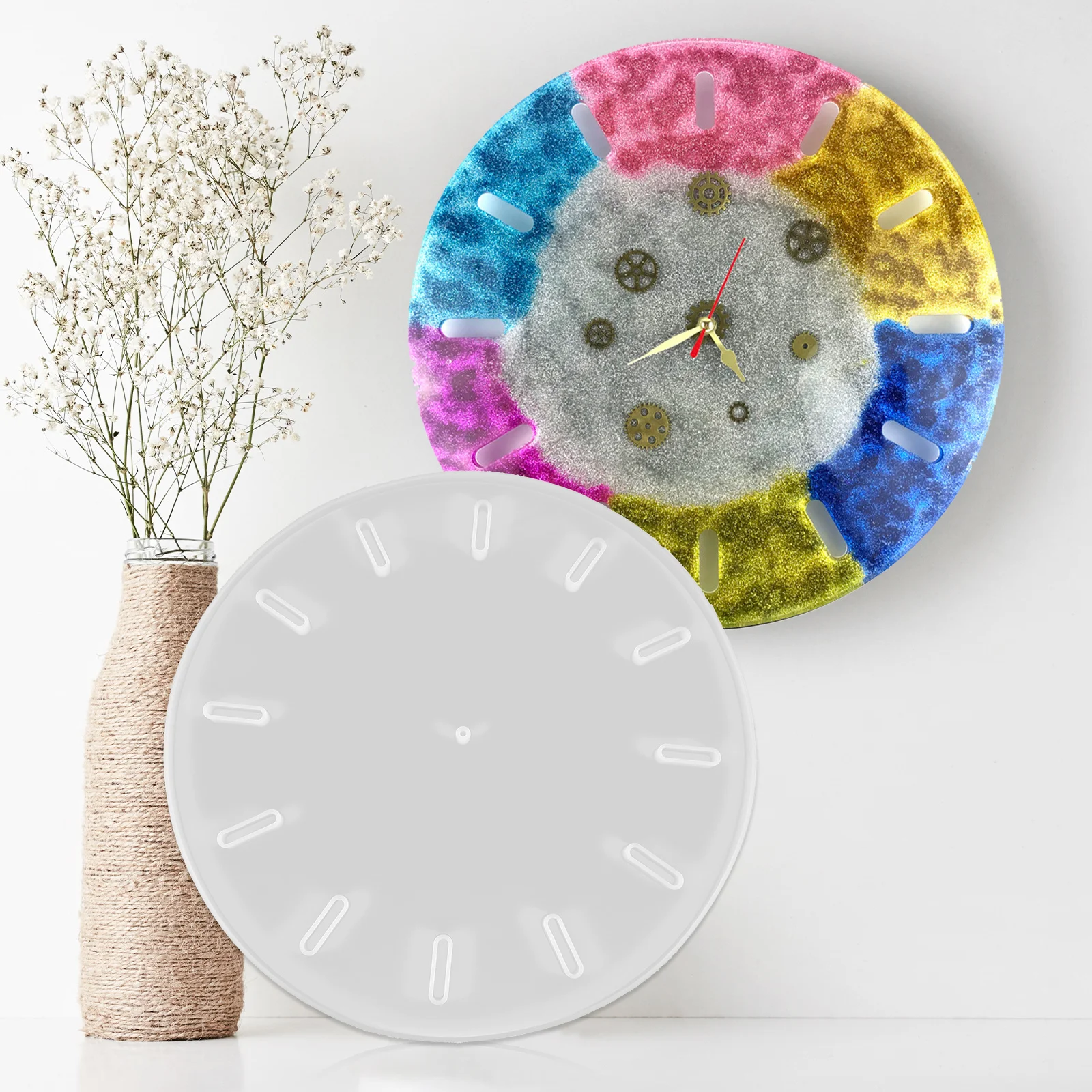 Silicone Round Mold Clock Shape Handmade Molds Casting Moulds for Crafts Shaped
Silicone Round Mold Clock Shape Handmade Molds Casting Moulds for Crafts Shaped