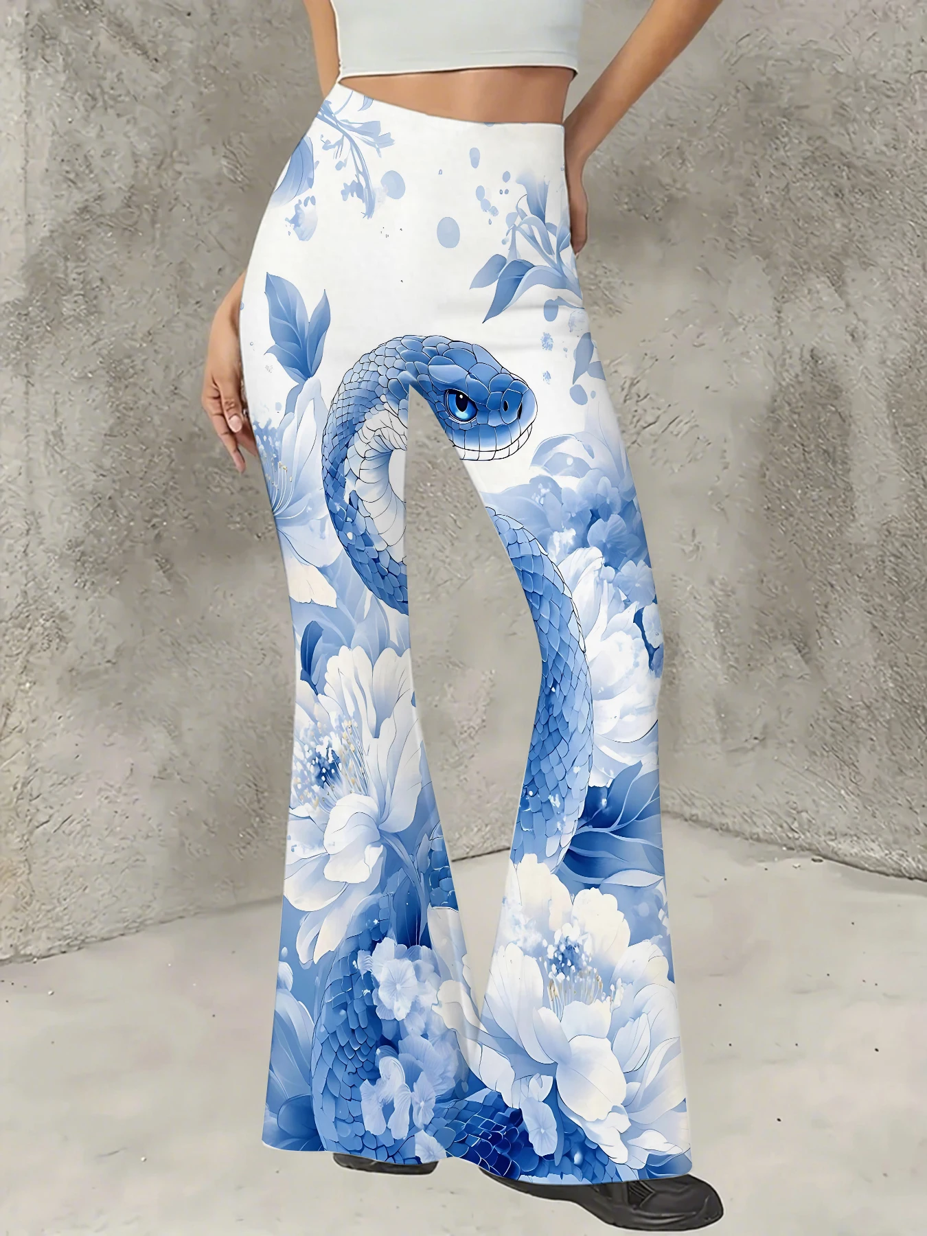 Women's All-Over Print Flared Leggings Stretchy High Waist Bell Bottom Pants
Women's All-Over Print Flared Leggings Stretchy High Waist Bell Bottom Pants