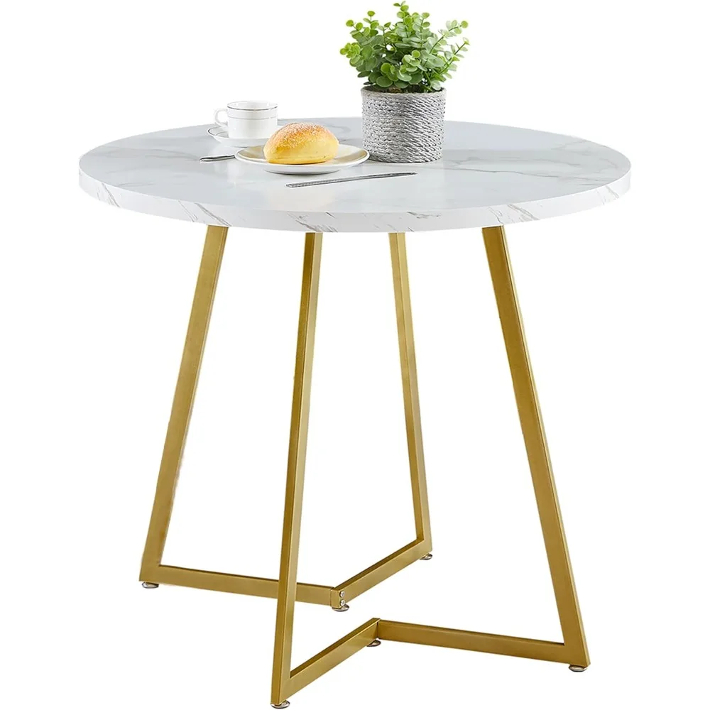 Round Dining Room Table with Wood Grain Tabletop and Steel Frame, for Kitchen, Living Room, Office, Conference, 2 to 4 Person,
Round Dining Room Table with Wood Grain Tabletop and Steel Frame, for Kitchen, Living Room, Office, Conference, 2 to 4 Person,
