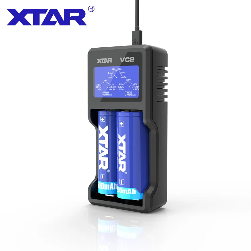 VC2 2-slot 0.5 amp Rohs battery charger with LCD battery charging capacity
VC2 2-slot 0.5 amp Rohs battery charger with LCD battery charging capacity