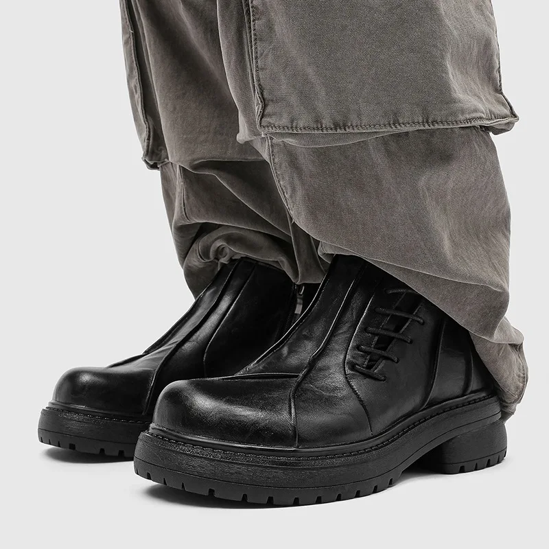 men fashion stage nightclub chelsea boots black designer original leather shoes cowboy autumn winter boot platform ankle botas
men fashion stage nightclub chelsea boots black designer original leather shoes cowboy autumn winter boot platform ankle botas