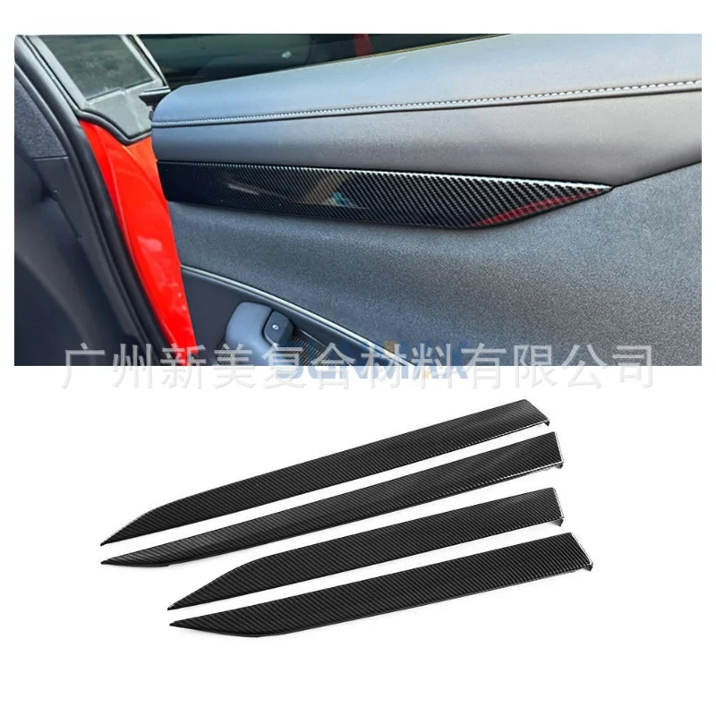 Для Xiaomi SU7 настоящие сухие дверные декоративные полоски из углеродного волокна, декоративная полоса, внутренняя декоративная нашивка, модификация, аксессуары 
Для Xiaomi SU7 настоящие сухие дверные декоративные полоски из углеродного волокна, декоративная полоса, внутренняя декоративная нашивка, модификация, аксессуары