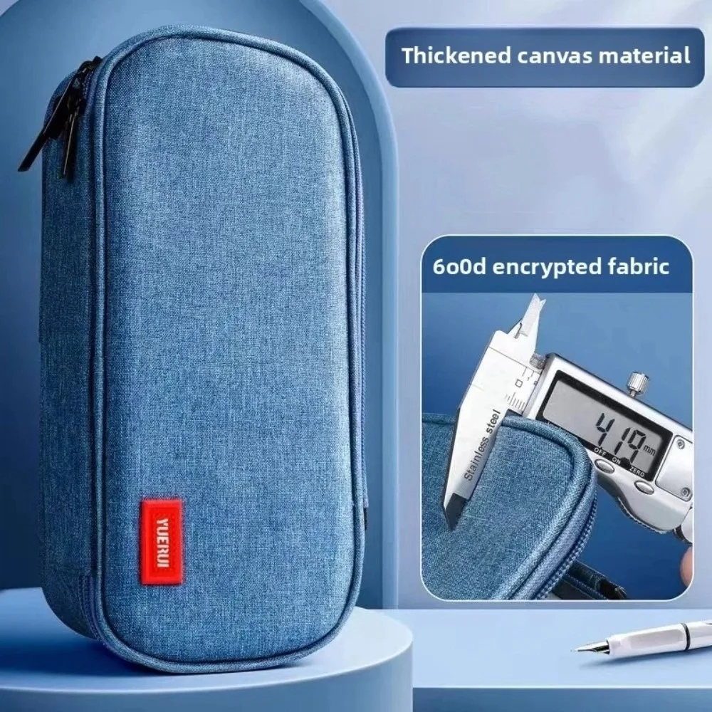 Portable Canvas Pencil Bag Multi-functional Thickening Large Capacity Stationery Bag Handheld 5 Layers Storage Box Students
Portable Canvas Pencil Bag Multi-functional Thickening Large Capacity Stationery Bag Handheld 5 Layers Storage Box Students