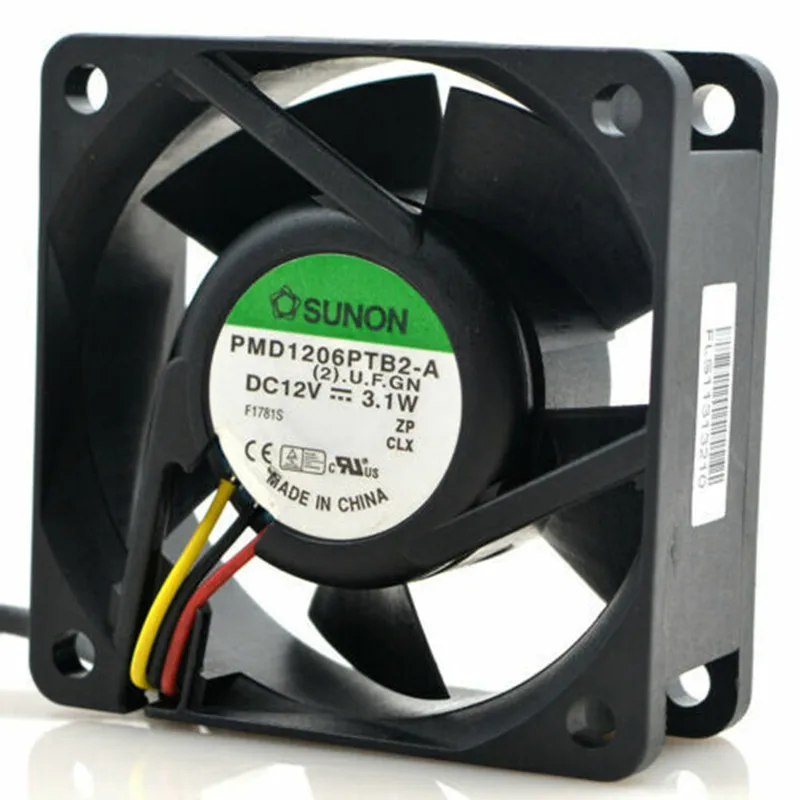 PMD1206PTB2-A 12V 3,1 W 3-проводной Вентилятор охлаждения сервера с двумя шариками
PMD1206PTB2-A 12V 3,1 W 3-проводной Вентилятор охлаждения сервера с двумя шариками