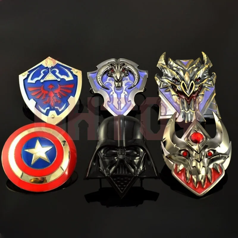 15cm/5.9in Finger Tiger Shield Anime Game Peripherals Metal Weapon Models Superheld Shield Crafts Desktop accessorie toys Gifts 
15cm/5.9in Finger Tiger Shield Anime Game Peripherals Metal Weapon Models Superheld Shield Crafts Desktop accessorie toys Gifts