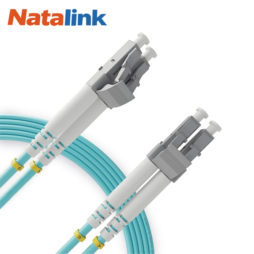 Natalink OM3 Fiber Optic Patch Cable LC to LC Multi-Mode 10Gb Gigabit Duplex 50/125um for SFP+ LC Transceiver Fiber Converter
Natalink OM3 Fiber Optic Patch Cable LC to LC Multi-Mode 10Gb Gigabit Duplex 50/125um for SFP+ LC Transceiver Fiber Converter
