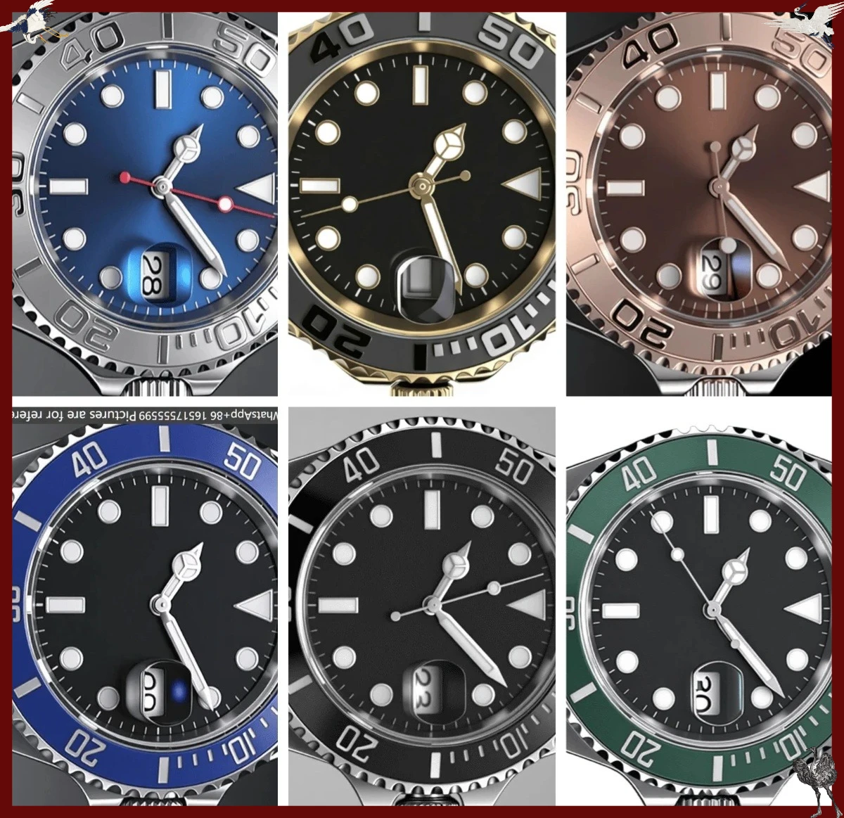 A81 Store Customized Watches 904L Stainless Steel Watch 40 mm Men's Automatic Mechanical Movement
A81 Store Customized Watches 904L Stainless Steel Watch 40 mm Men's Automatic Mechanical Movement