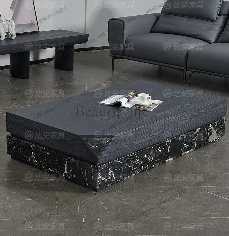 Italian minimalist black rose natural stone coffee table medium and ancient style high sense rectangular wood grain
Italian minimalist black rose natural stone coffee table medium and ancient style high sense rectangular wood grain