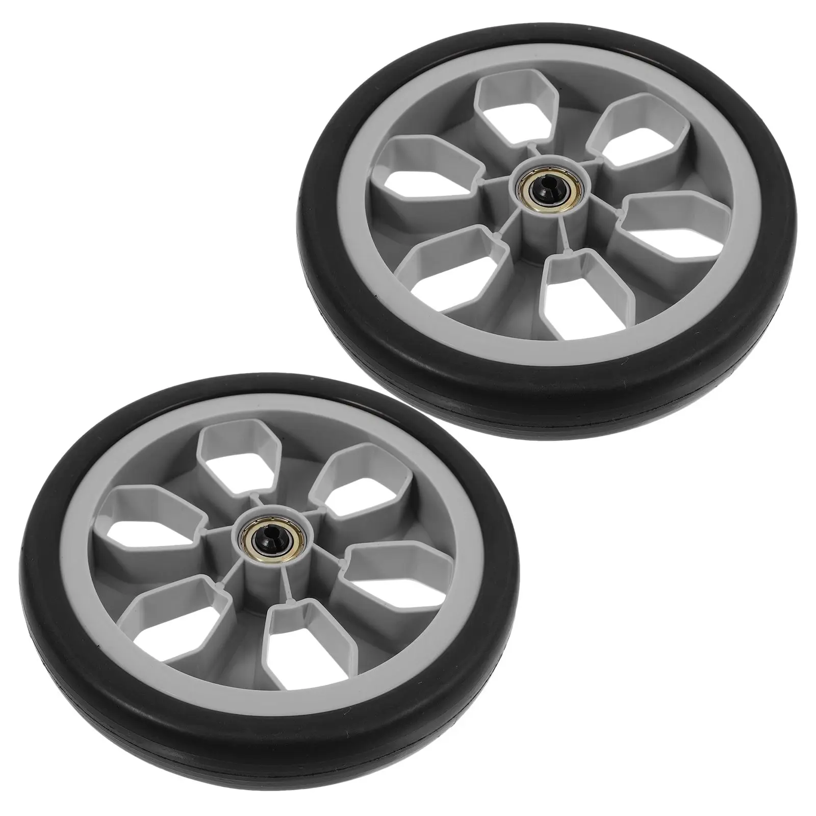 2 Pcs Shopping Cart Wheels Utility Parts Foldable for Groceries with Stroller Replacement
2 Pcs Shopping Cart Wheels Utility Parts Foldable for Groceries with Stroller Replacement