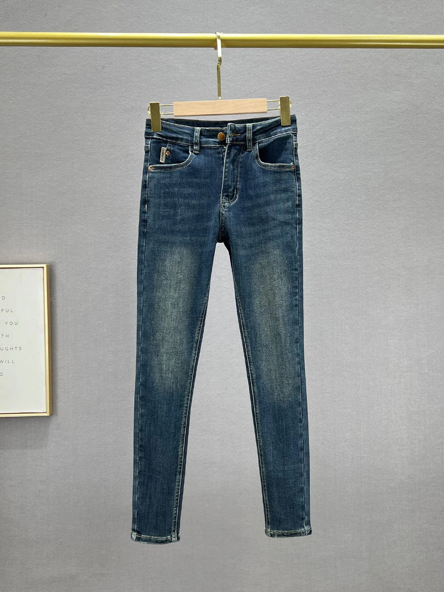 Elastic High Waist Slim Fit Nine-Tenths Denim Jeans Women's 2023 New Sle Autumn Seasonal Faionable Pencil Pants
Elastic High Waist Slim Fit Nine-Tenths Denim Jeans Women's 2023 New Sle Autumn Seasonal Faionable Pencil Pants