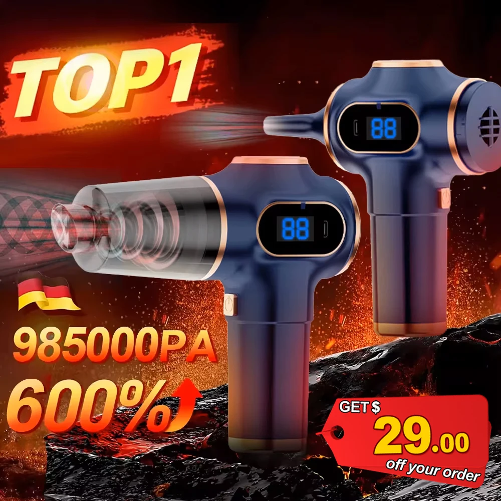 985000 PA Автомобильный пылесос Портативный ручной беспроводной сильный всасывающий автомобильный пылесос Чистящая машина Мини-пылесос
985000 PA Автомобильный пылесос Портативный ручной беспроводной сильный всасывающий автомобильный пылесос Чистящая машина Мини-пылесос