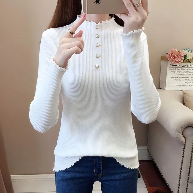 Knitted Sweater Women Pullovers New Long Sleeve Knit Sweater Pullover Women Tops Sweaters Sueters De Mujer Black Mock Neck Q3230
Knitted Sweater Women Pullovers New Long Sleeve Knit Sweater Pullover Women Tops Sweaters Sueters De Mujer Black Mock Neck Q3230