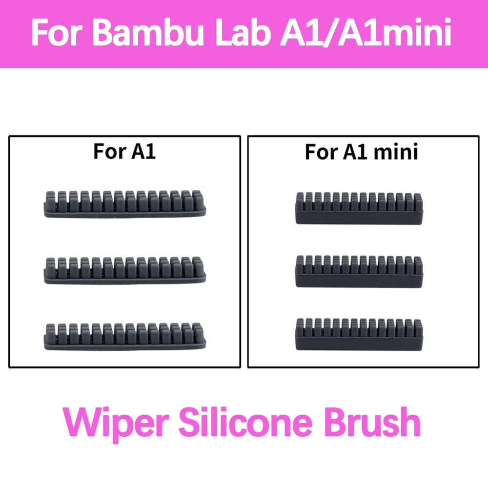 Nozzle Wiper Silicone Brush for Bambu Lab A1/A1mini Hotbed Mounted Scrubbers Cleaning Tool for Bambulab 3D Printer Parts
Nozzle Wiper Silicone Brush for Bambu Lab A1/A1mini Hotbed Mounted Scrubbers Cleaning Tool for Bambulab 3D Printer Parts