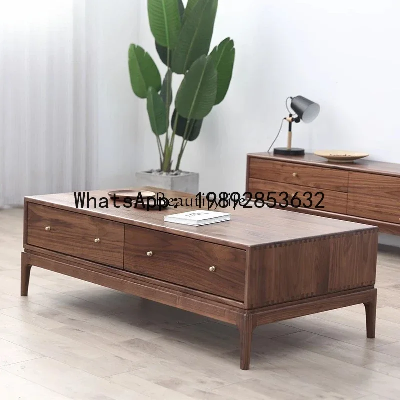 black walnut coffee table living room Nordic modern simple black walnut home coffee table
black walnut coffee table living room Nordic modern simple black walnut home coffee table