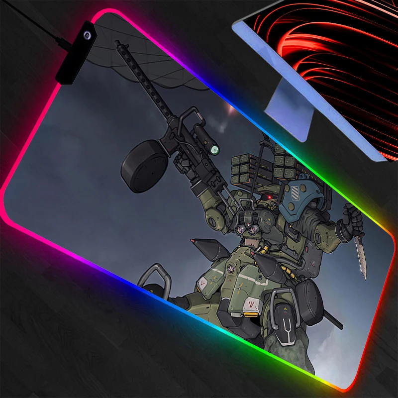Большой коврик для мыши Mobile Suit Gundam RGB, коврик для клавиатуры для ноутбука и ПК, геймерский коврик XXL, коврик для мыши с LED-подсветкой по краю, белый, резиновый коврик для стола
Большой коврик для мыши Mobile Suit Gundam RGB, коврик для клавиатуры для ноутбука и ПК, геймерский коврик XXL, коврик для мыши с LED-подсветкой по краю, белый, резиновый коврик для стола