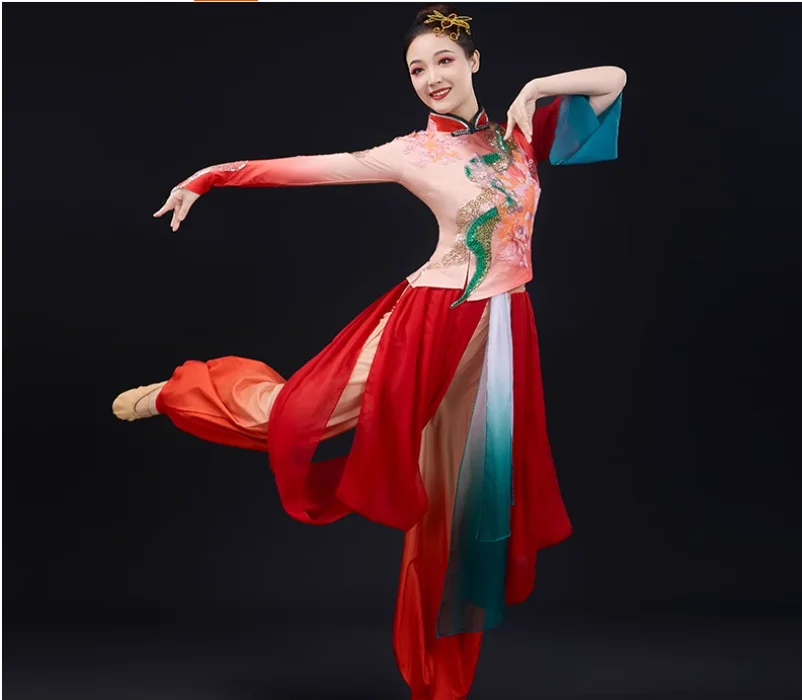 Барабанный костюм в китайском стиле, красный женский комплект для соревнований Yangko
Барабанный костюм в китайском стиле, красный женский комплект для соревнований Yangko