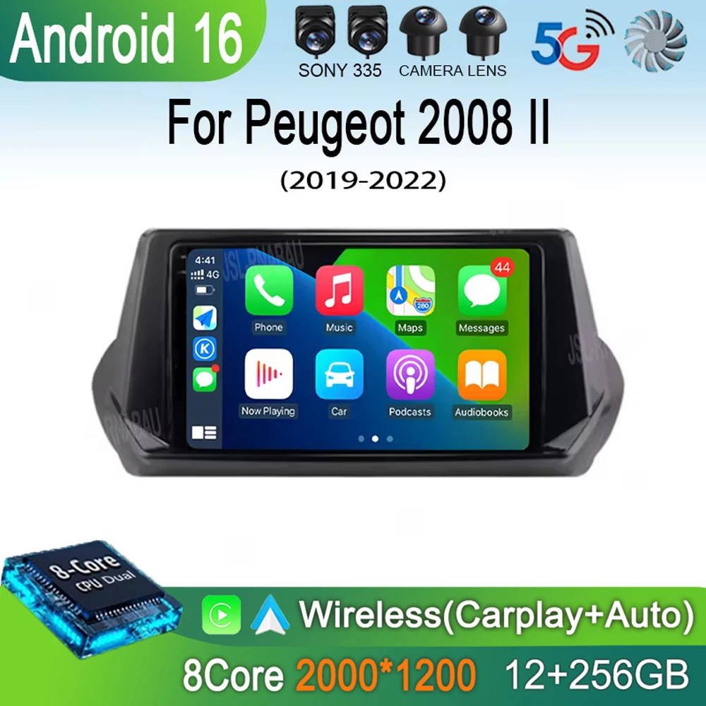 Автомагнитола Android 16 Carplay Auto для Peugeot 2008 II 2019-2021 с GPS, мультимедиа, камерой 360, видео, 4G+WiFi, DSP
Автомагнитола Android 16 Carplay Auto для Peugeot 2008 II 2019-2021 с GPS, мультимедиа, камерой 360, видео, 4G+WiFi, DSP