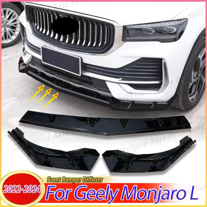 Front Bumper Diffuser Splitter Spoiler For Geely 2022-2024 Monjaro L Car Front Shovel Skirt Board Car Accessories Body Kits
Front Bumper Diffuser Splitter Spoiler For Geely 2022-2024 Monjaro L Car Front Shovel Skirt Board Car Accessories Body Kits