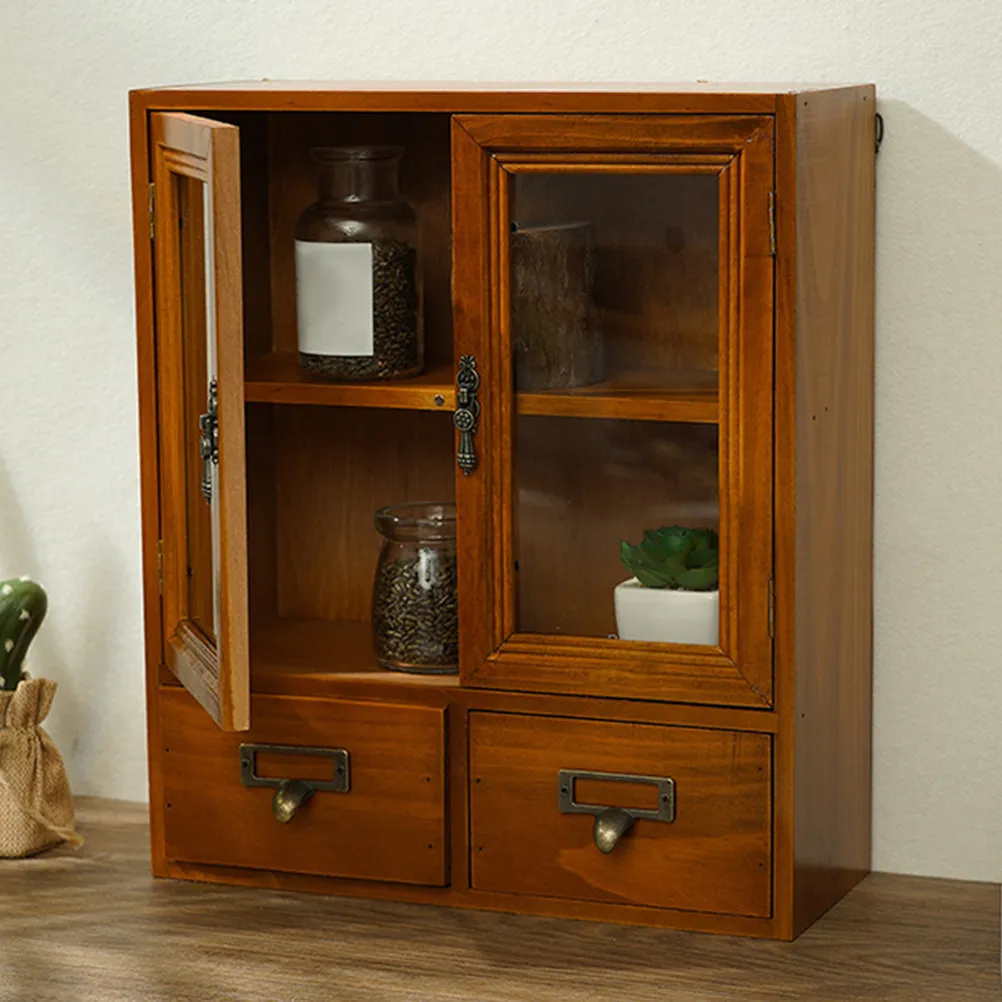 Wooden Vintage Multi-Layer Drawer Cabinet Desktop Storage Cabinet Finish Organizer Jewelry Cosmetics Stationery
Wooden Vintage Multi-Layer Drawer Cabinet Desktop Storage Cabinet Finish Organizer Jewelry Cosmetics Stationery