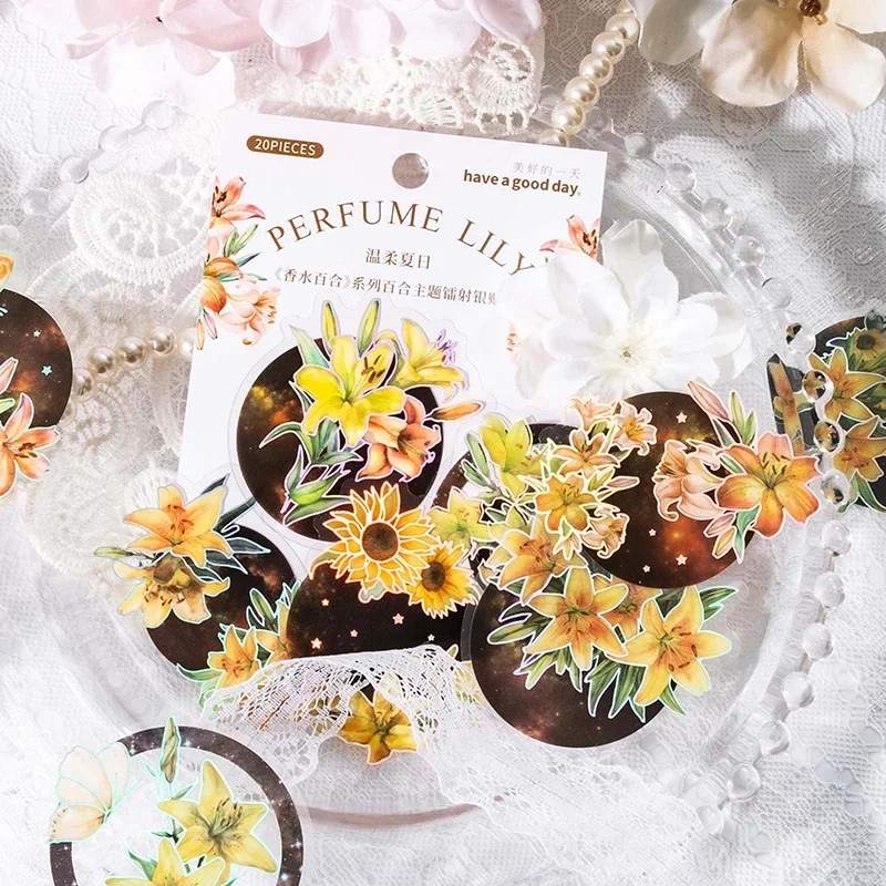 20 шт., наклейки с цветами, лазерные Pperfume, серия лилий, серебряные наклейки для скрапбукинга, бумажный материал, наклейки для справочника, фиолетовая ночь, 120*90 мм
20 шт., наклейки с цветами, лазерные Pperfume, серия лилий, серебряные наклейки для скрапбукинга, бумажный материал, наклейки для справочника, фиолетовая ночь, 120*90 мм