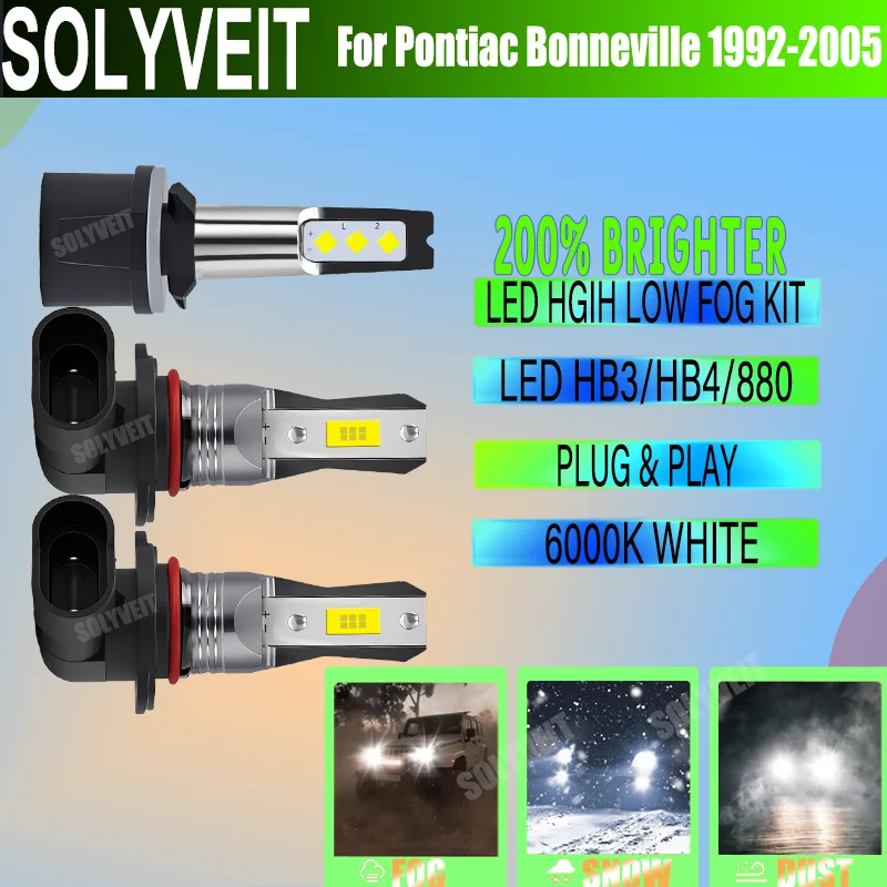 Instant-On Means Safer Pull-Outs Immediately LED HB3 HB4 880 Kit For Pontiac Bonneville 1992 1993 1994 1995 1996 1997 1998-2005
Instant-On Means Safer Pull-Outs Immediately LED HB3 HB4 880 Kit For Pontiac Bonneville 1992 1993 1994 1995 1996 1997 1998-2005