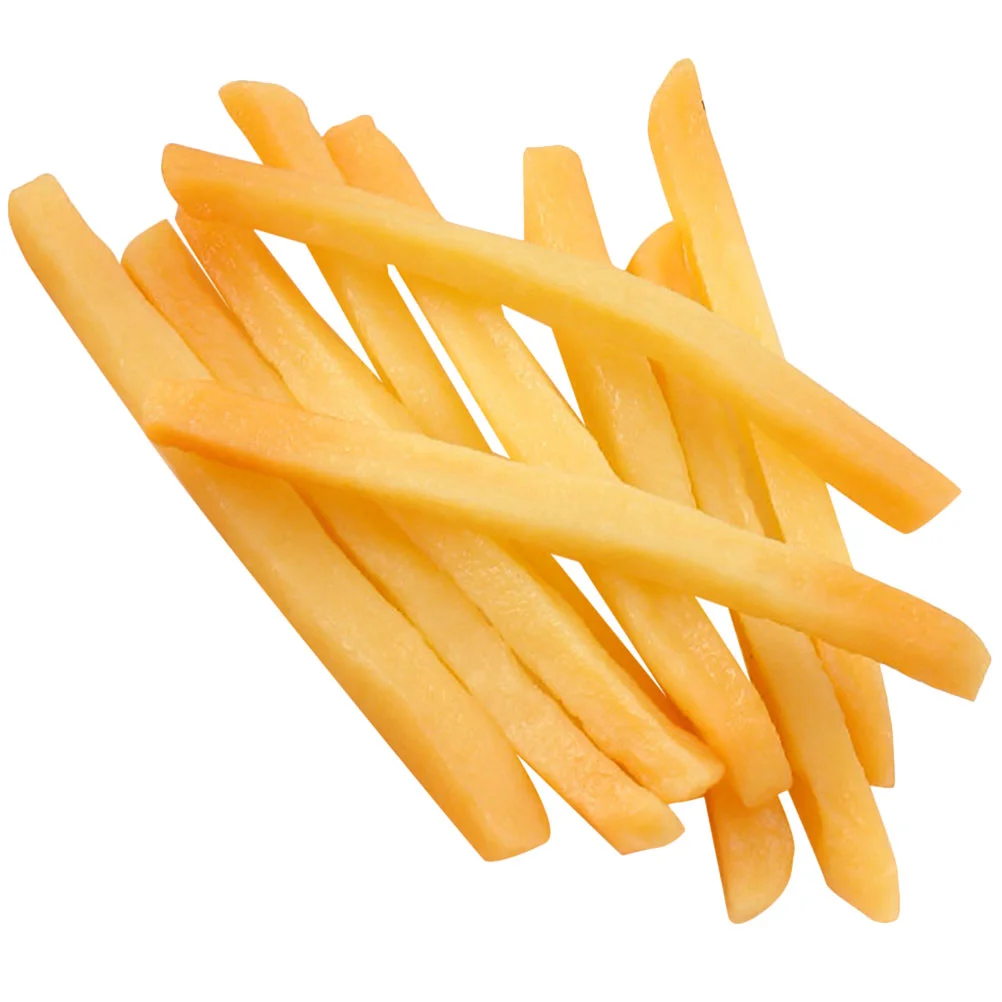10 Pcs Fake French Fries Practical Model Artificial for Display Safe Simulation Pvc Kitchen Vivid
10 Pcs Fake French Fries Practical Model Artificial for Display Safe Simulation Pvc Kitchen Vivid
