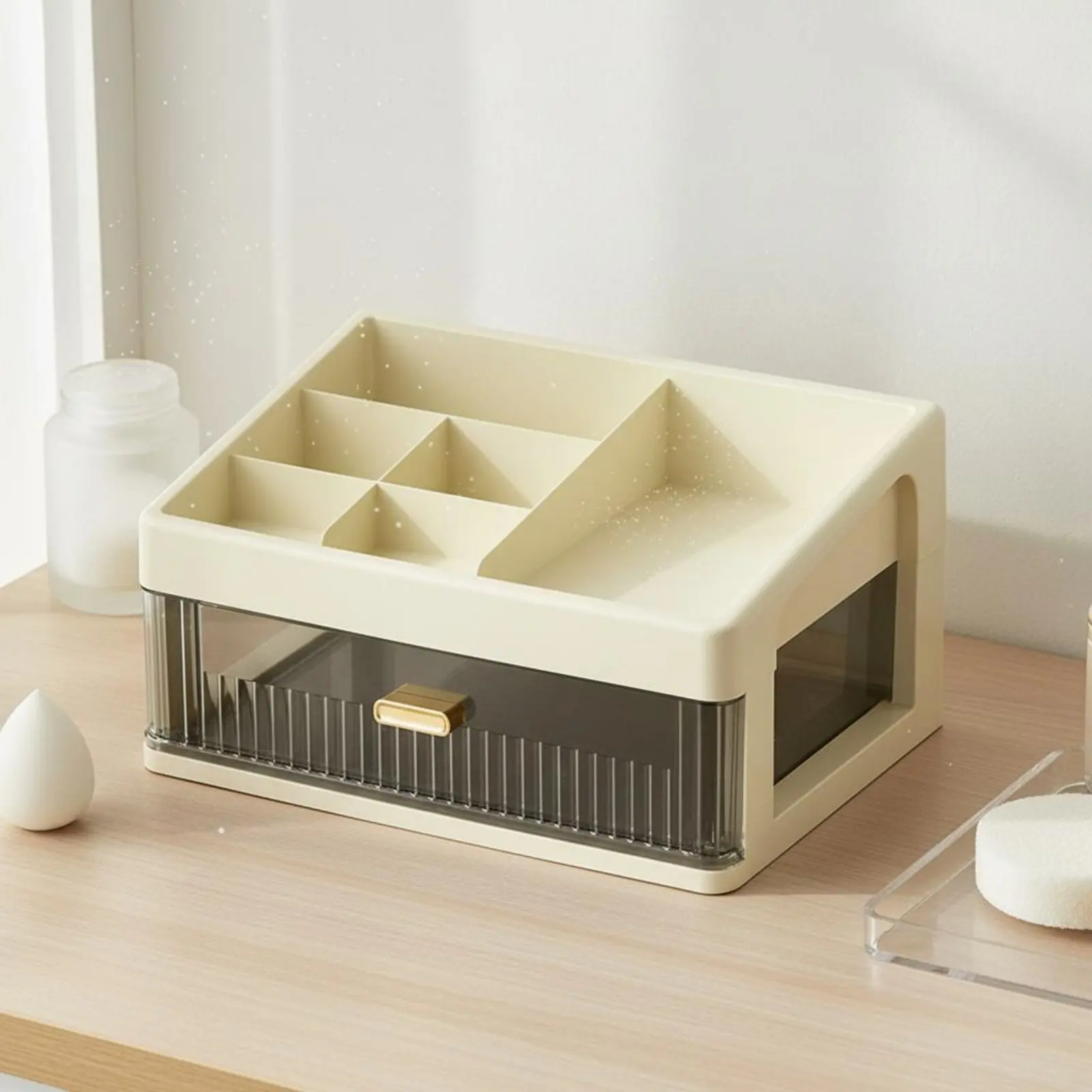 Makeup Organizer with Drawers Space-Saving Stackable Desk Organizer Stackable Storage Drawers Large Capacity for Bathroom
Makeup Organizer with Drawers Space-Saving Stackable Desk Organizer Stackable Storage Drawers Large Capacity for Bathroom