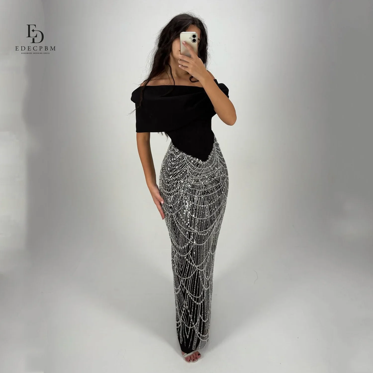 EDECPBM فساتين سهرة Женское вечернее платье Черные элегантные вечерние платья 2025 Vestidos De Festa Индивидуальные женские бусы русалки для выпускного вечера
EDECPBM فساتين سهرة Женское вечернее платье Черные элегантные вечерние платья 2025 Vestidos De Festa Индивидуальные женские бусы русалки для выпускного вечера