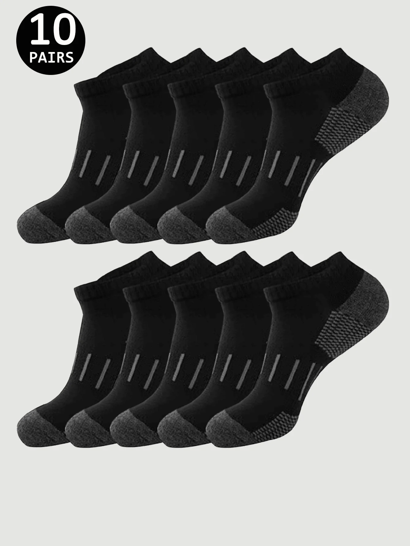 10 Pairs Mens Outdoor Sports Socks Running Ankle Socks Black
10 Pairs Mens Outdoor Sports Socks Running Ankle Socks Black