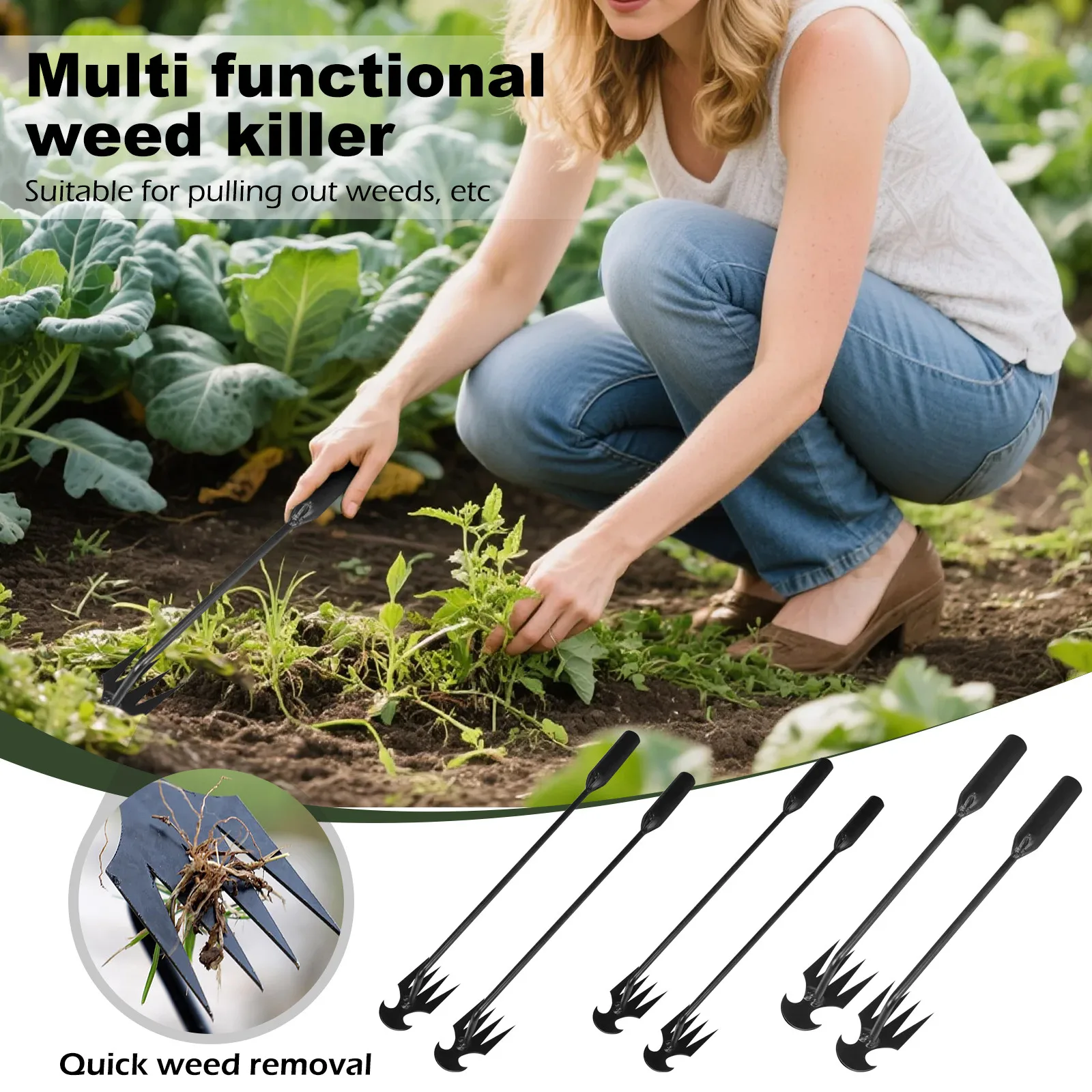 Upgraded Weeding Puller Tool Garden Rake With Long Handle High Strength Polished Surface Weed Remover Tool Garden Supplies
Upgraded Weeding Puller Tool Garden Rake With Long Handle High Strength Polished Surface Weed Remover Tool Garden Supplies