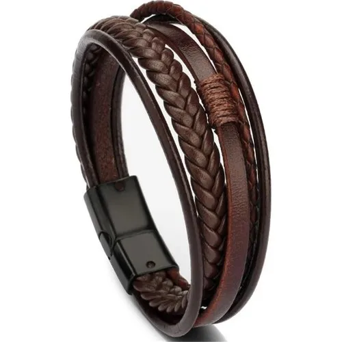 TErkek Leather Magnetic Buckle Braided Bracelet Unisex Women 'S Elegant Showy Fashion Gift
TErkek Leather Magnetic Buckle Braided Bracelet Unisex Women 'S Elegant Showy Fashion Gift