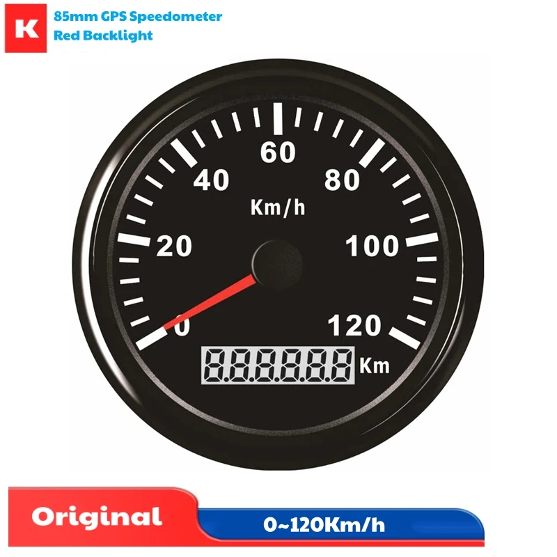 85mm GPS Speedometers 0-120Km/H Show Speed Indicators with GPS Antenna Red Backlight 9-32v Working Voltage for Auto Boat Vessel
85mm GPS Speedometers 0-120Km/H Show Speed Indicators with GPS Antenna Red Backlight 9-32v Working Voltage for Auto Boat Vessel