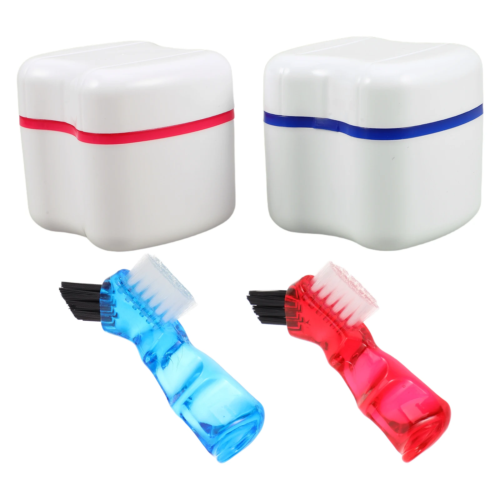 2 Pcs Denture Toothbrush Retainer Brush Cleaner Case Holder Faux Teeth Soaking Cup Nylon Organizer Travel Storage Kit
2 Pcs Denture Toothbrush Retainer Brush Cleaner Case Holder Faux Teeth Soaking Cup Nylon Organizer Travel Storage Kit