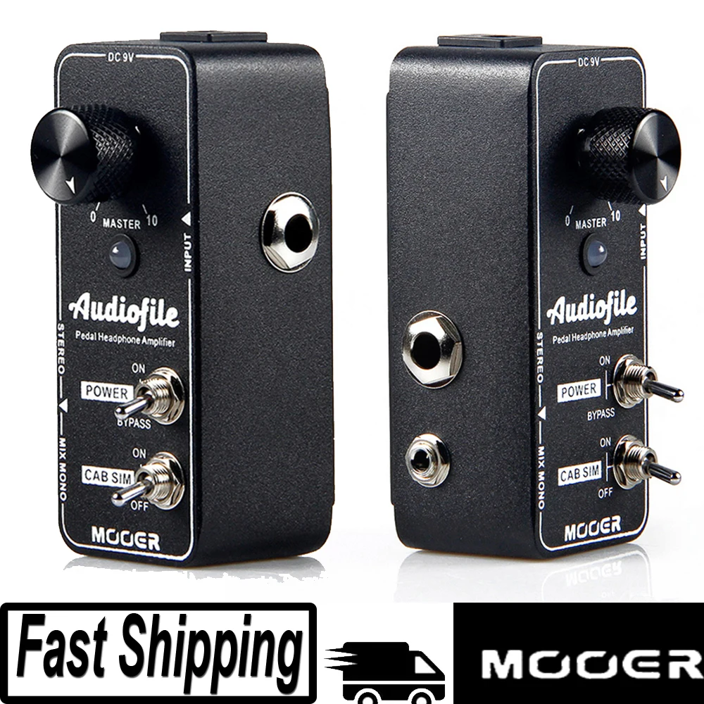 MOOER Audiofile Guitar Headphone Amp Analog, Access to Effects Circuits, Buffer/Clean Boost Effect for Electric Guitar/Bass
MOOER Audiofile Guitar Headphone Amp Analog, Access to Effects Circuits, Buffer/Clean Boost Effect for Electric Guitar/Bass