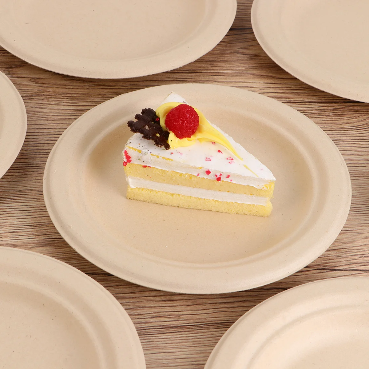 100pcs Paper Pulp Plates 6 Inch Light Brown Round Disposable Serving Tray For Cake Food Tableware Buffet Wedding Party Supplies
100pcs Paper Pulp Plates 6 Inch Light Brown Round Disposable Serving Tray For Cake Food Tableware Buffet Wedding Party Supplies