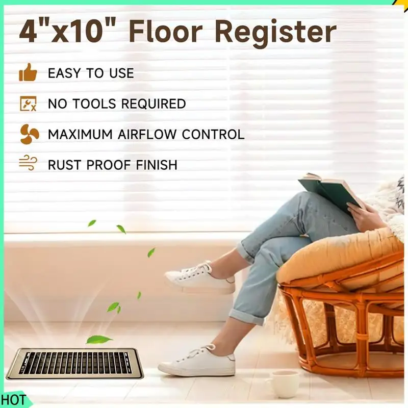 AWAH 3 шт. напольные вентиляционные отверстия, 4X10 дюймов напольные вентиляционные крышки для сверхмощного воздушного пола, вентиляционные отверстия для дома, пола, стены, потолка
AWAH 3 шт. напольные вентиляционные отверстия, 4X10 дюймов напольные вентиляционные крышки для сверхмощного воздушного пола, вентиляционные отверстия для дома, пола, стены, потолка