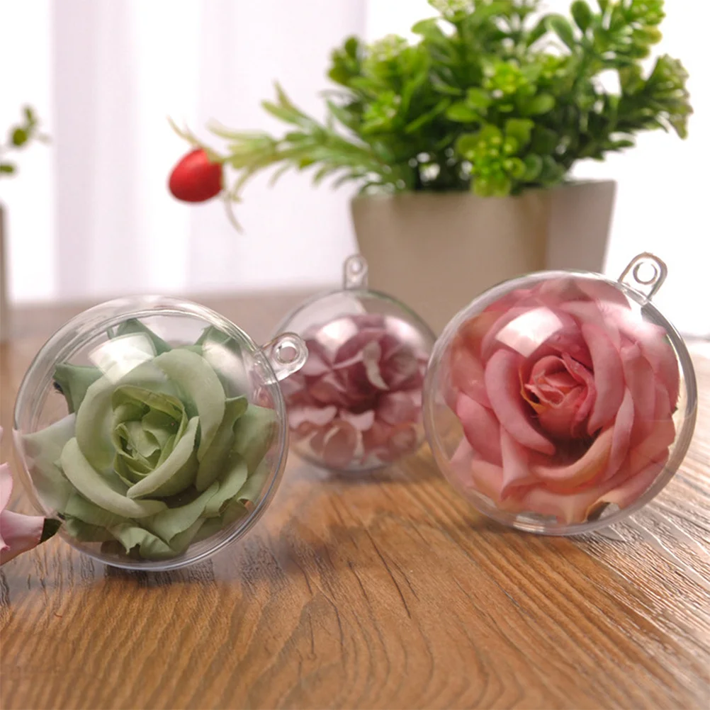 10Pcs Clear Plastic Balls Fillable Christmas Ornaments DIY Holiday Decorations Hanging Spheres Christmas Balls
10Pcs Clear Plastic Balls Fillable Christmas Ornaments DIY Holiday Decorations Hanging Spheres Christmas Balls