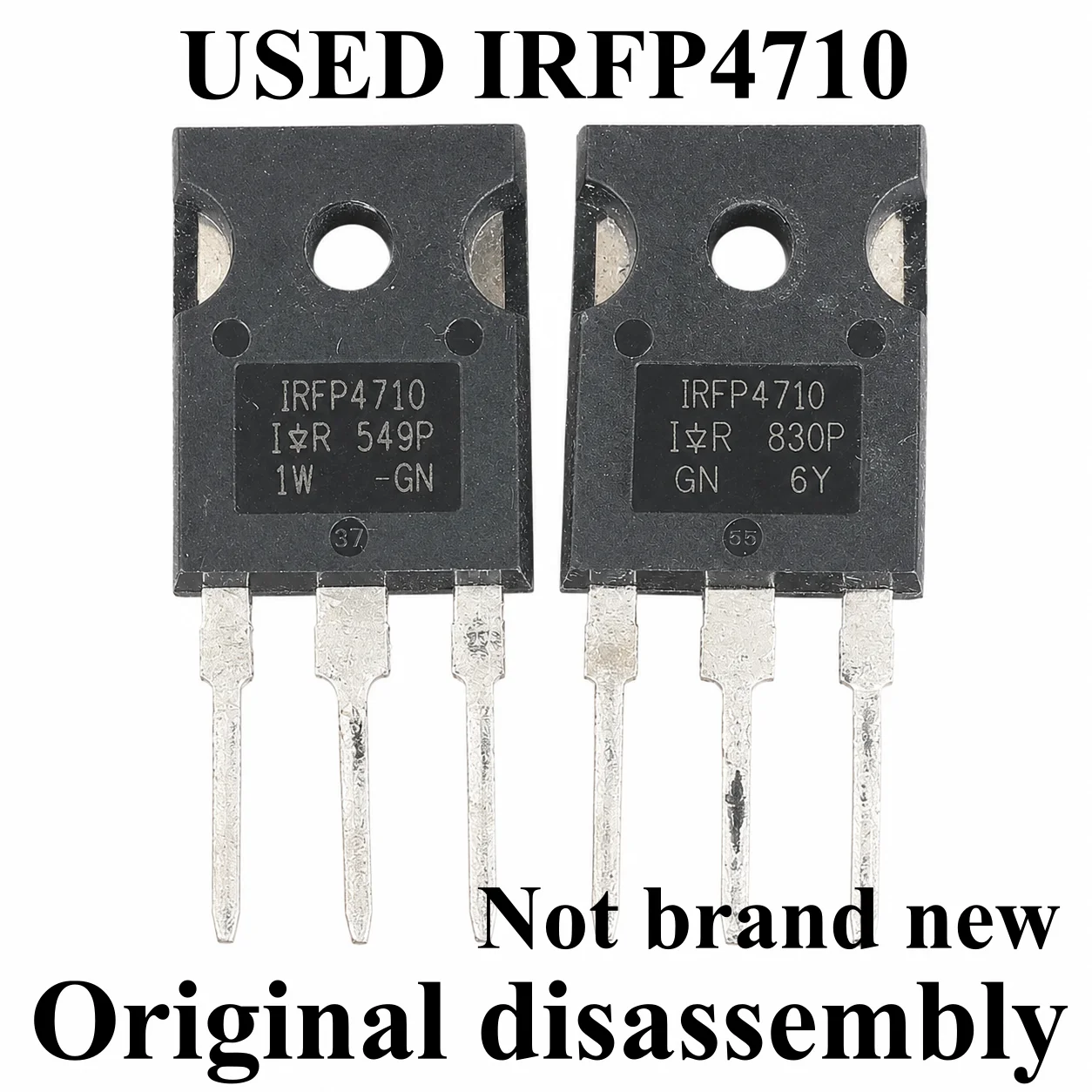 5-10pcs 100% Original disassembly used Transistor IRFP4710 MOS 100V 72A In Stock
5-10pcs 100% Original disassembly used Transistor IRFP4710 MOS 100V 72A In Stock