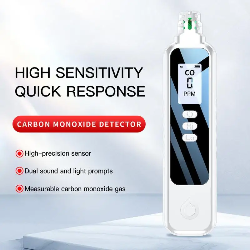 Portable Carbon Monoxide Detector for Travel Mini Pocket Size CO Gas Detector Air Quality Monitor with Lanyard for Basement Trip
Portable Carbon Monoxide Detector for Travel Mini Pocket Size CO Gas Detector Air Quality Monitor with Lanyard for Basement Trip