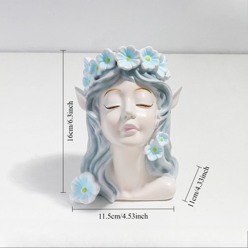 Nordic Resin Vase, Flower Fairy Angel Abstract Half Body Vase, Modern Home Interior Decoration
Nordic Resin Vase, Flower Fairy Angel Abstract Half Body Vase, Modern Home Interior Decoration