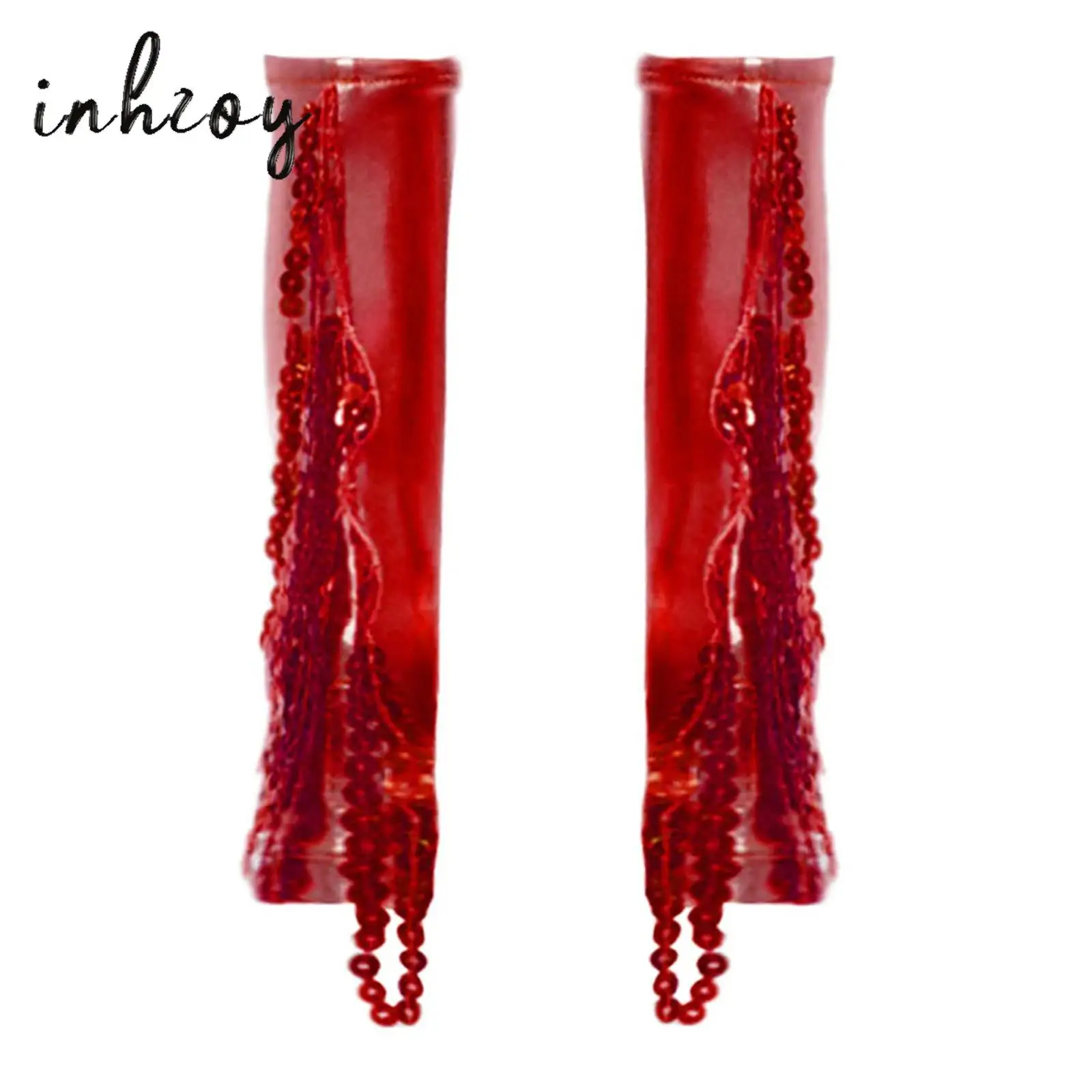 1 Pair Kids Girls Dance Gloves Glitter Sequins Tassels Metallic PU Gloves Ballet Jazz Latin Dance Performance Accessories Props
1 Pair Kids Girls Dance Gloves Glitter Sequins Tassels Metallic PU Gloves Ballet Jazz Latin Dance Performance Accessories Props