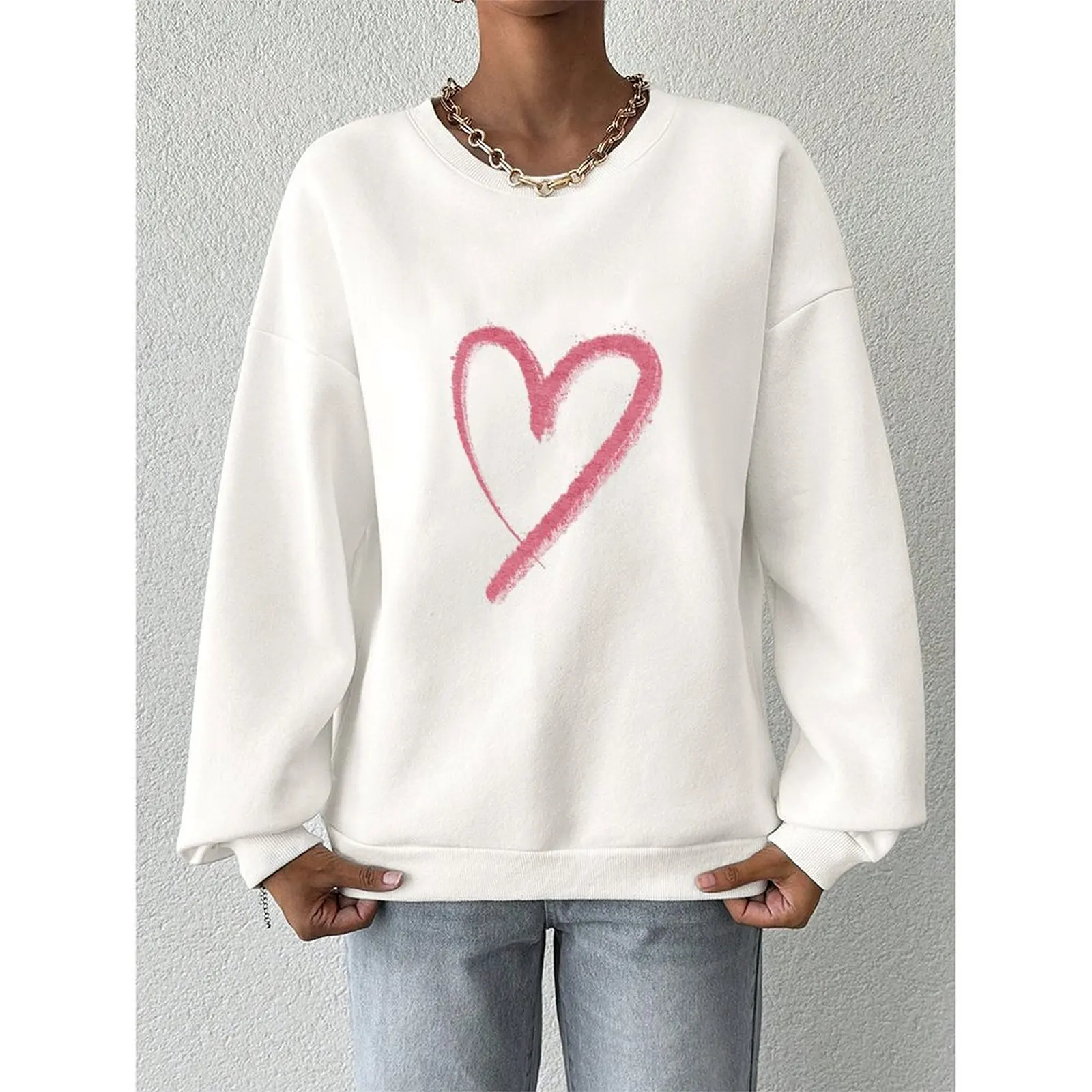 Autumn Wear Round Neck Sweater Long Sleeve Print Pattern Regular Length Stylish Design Casual Long Sleeve Tops
Autumn Wear Round Neck Sweater Long Sleeve Print Pattern Regular Length Stylish Design Casual Long Sleeve Tops