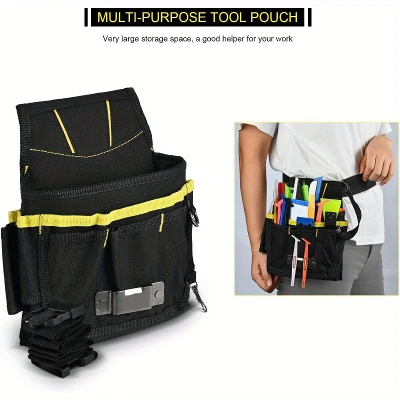 Professional Car Wrap Tool Bag Waterproof Utility Pouch Work Waist Belt Bag Window Tint Squeegee Holder Storage Holder Organizer
Professional Car Wrap Tool Bag Waterproof Utility Pouch Work Waist Belt Bag Window Tint Squeegee Holder Storage Holder Organizer