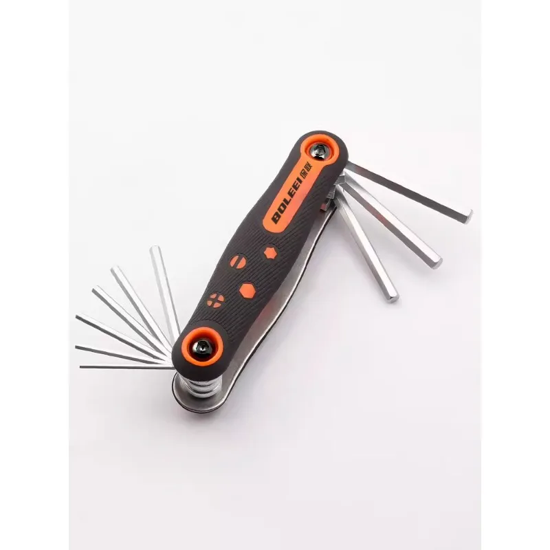 Folding hex wrench tool set metric imperial plum blossom screwdriver combination
Folding hex wrench tool set metric imperial plum blossom screwdriver combination