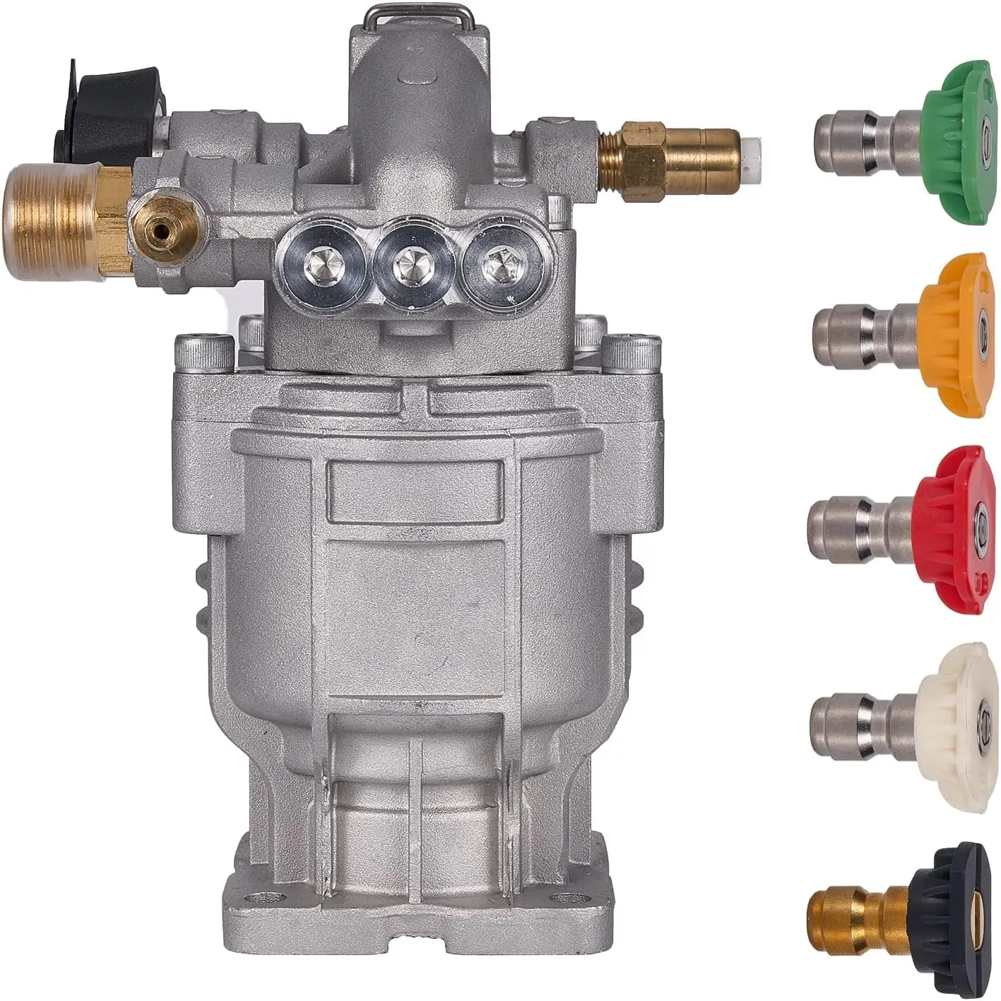 3/4" Shaft Horizontal Pressure Washer Pump 2600-3000 PSI @ 2.5 GPM for Most Gas Engines
3/4" Shaft Horizontal Pressure Washer Pump 2600-3000 PSI @ 2.5 GPM for Most Gas Engines
